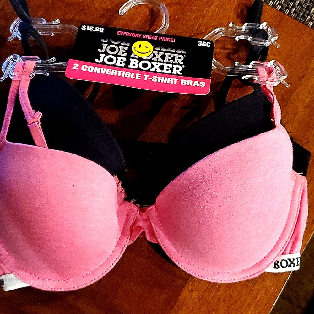 Joe Boxer 2 convertible T-shirt Bras 36C